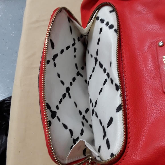 Kate Spade New York purse orange leather hobo/tote - Picture 3 of 7